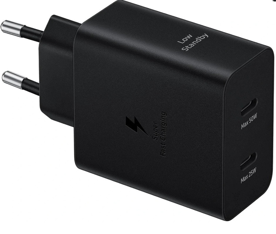 samsung ra mat cu sac 50w 2 cong usb type c hinh 1