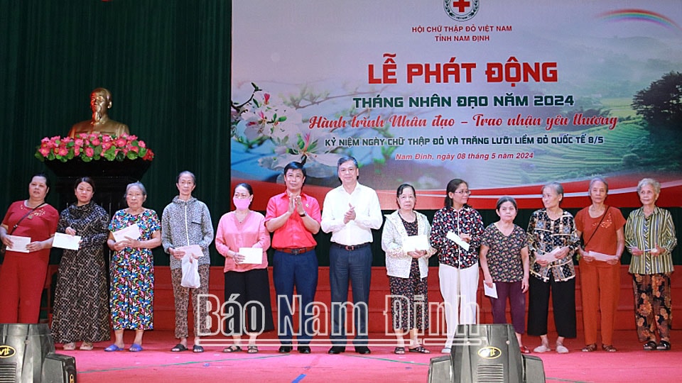 hoi chu thap do nam dinh phan dau van dong tro giup it nhat 2000 dia chi nhan dao hinh 1