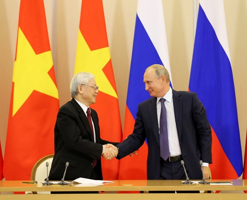 tong thong vladimir putin tham viet nam nang tam quan he doi tac chien luoc toan dien viet  nga hinh 1
