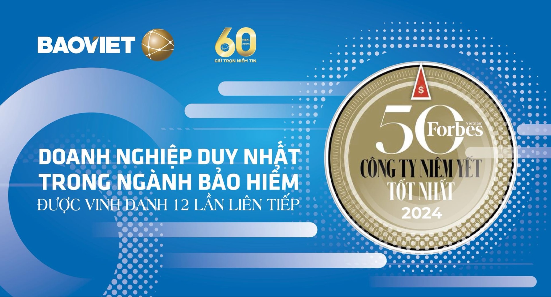 bao viet doanh nghiep bao hiem duy nhat 12 nam lien tiep duoc vinh danh danh sach 50 cong ty niem yet tot nhat viet nam hinh 1