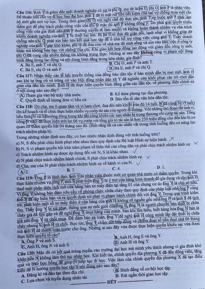 de thi tot nghiep thpt 2024 mon giao duc cong dan ma de 308 hinh 4