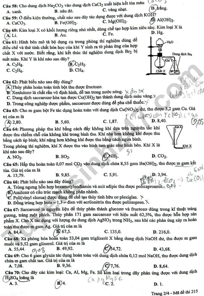 de thi tot nghiep thpt 2024 mon hoa hoc ma de 215 hinh 2