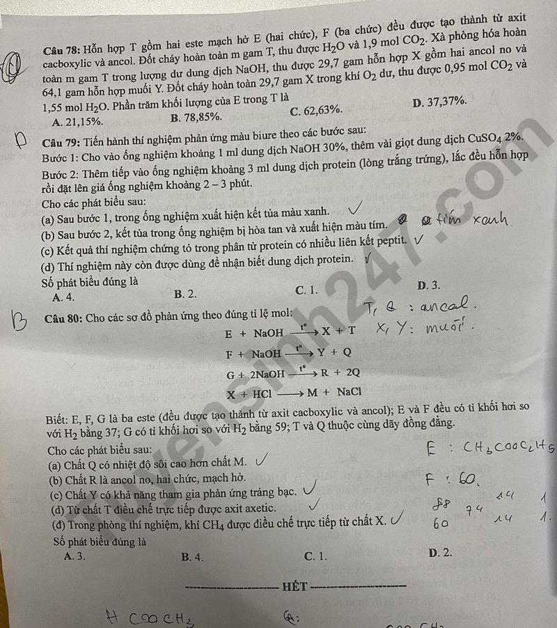 de thi tot nghiep thpt 2024 mon hoa hoc ma de 224 hinh 4