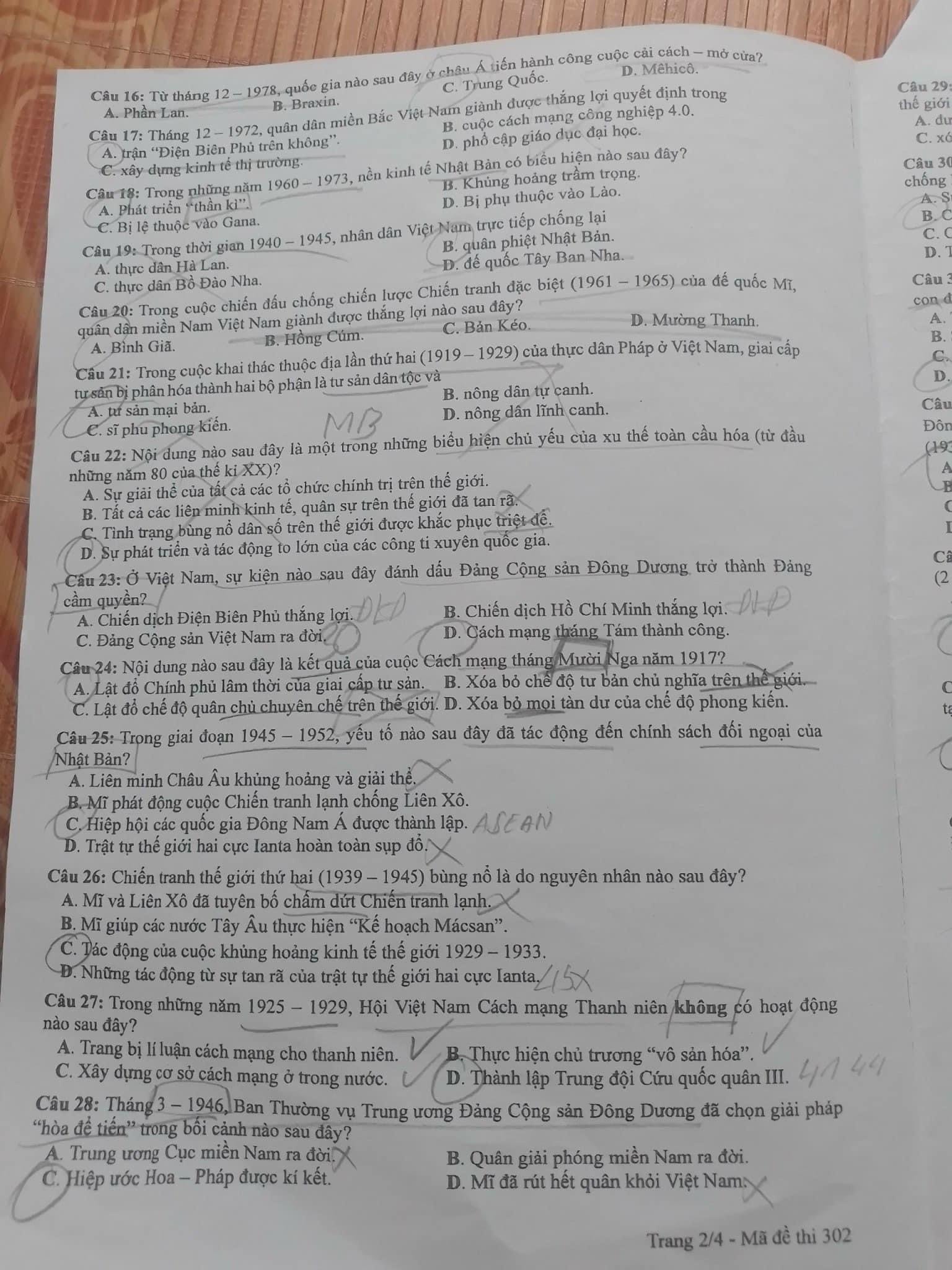 de thi tot nghiep thpt 2024 mon lich su ma de 302 hinh 2