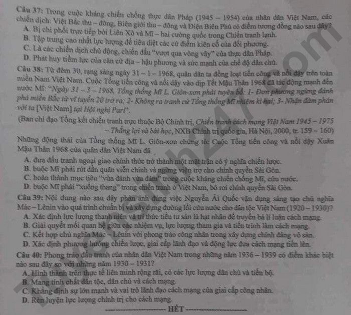 de thi tot nghiep thpt 2024 mon lich su ma de 317 hinh 4