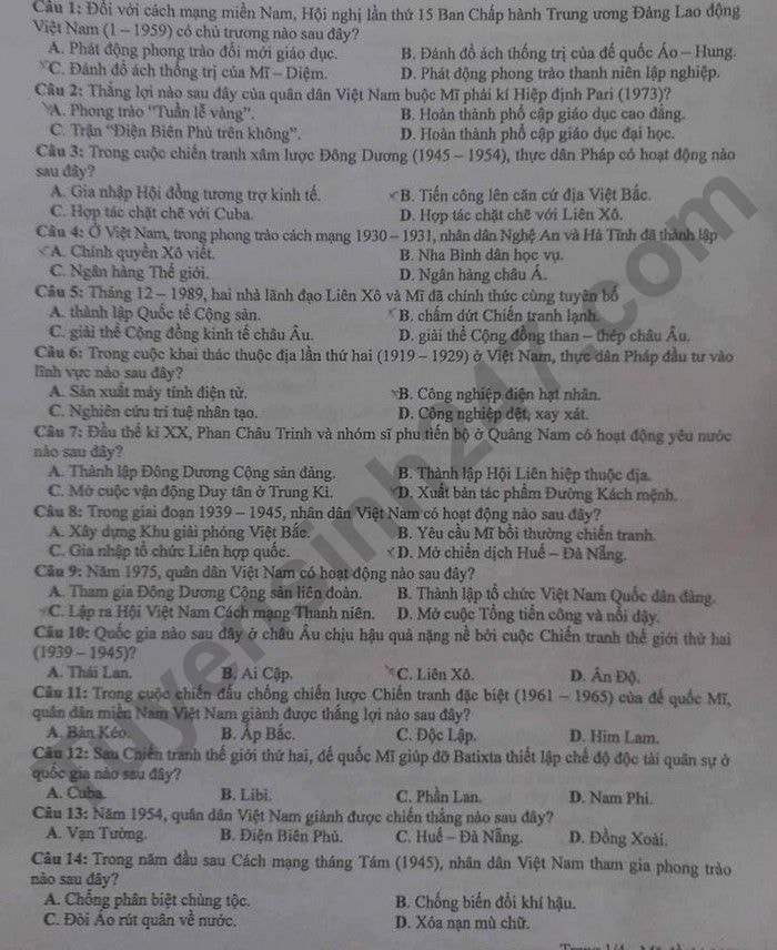 de thi tot nghiep thpt 2024 mon lich su ma de 317 hinh 1