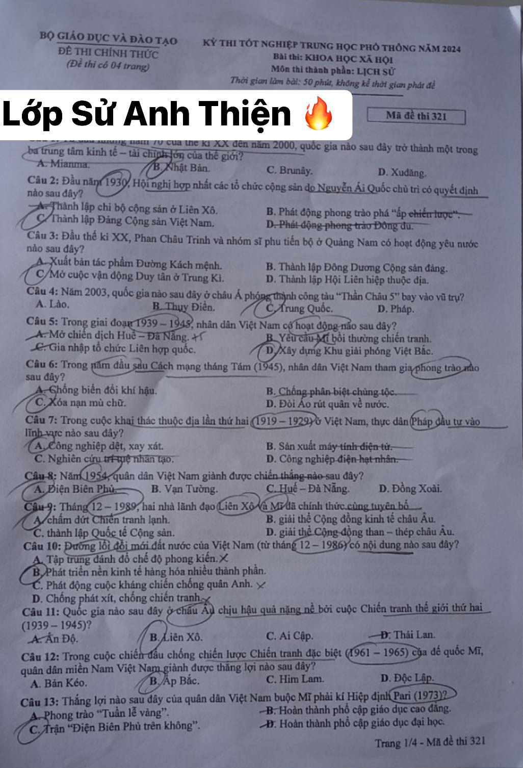 de thi tot nghiep thpt 2024 mon lich su ma de 321 hinh 1