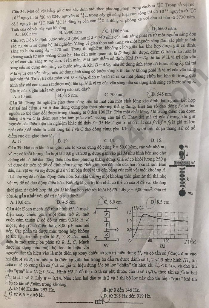 de thi tot nghiep thpt 2024 mon vat li ma de 213 hinh 4
