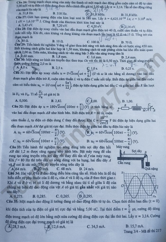 de thi tot nghiep thpt 2024 mon vat li ma de 217 hinh 3