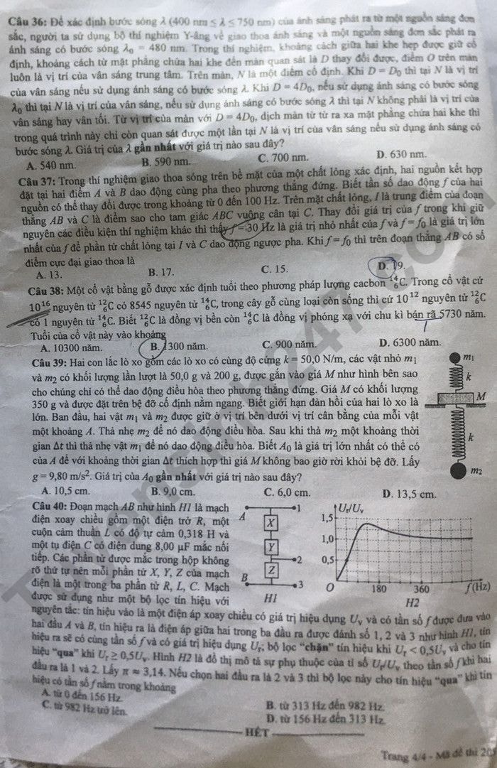 de thi tot nghiep thpt 2024 mon vat ly ma de 208 hinh 4