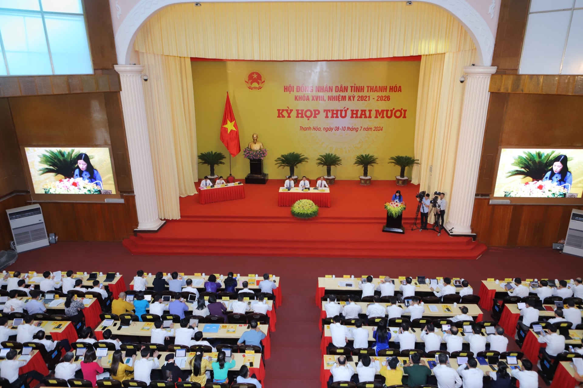 chu tich quoc hoi tran thanh man du khai mac ky hop thu 20 hdnd tinh thanh hoa khoa xviii hinh 1