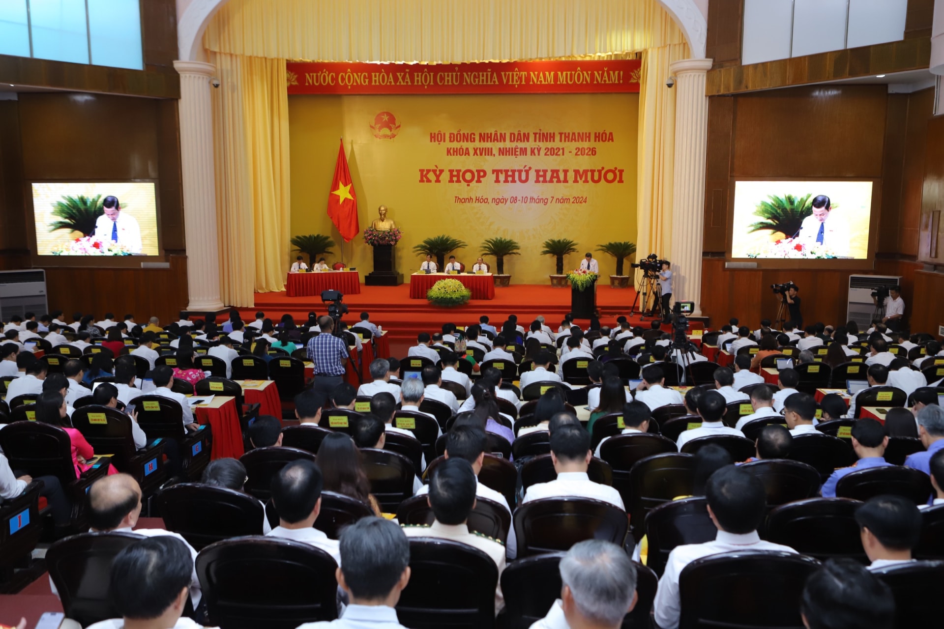 chu tich quoc hoi tran thanh man du khai mac ky hop thu 20 hdnd tinh thanh hoa khoa xviii hinh 7