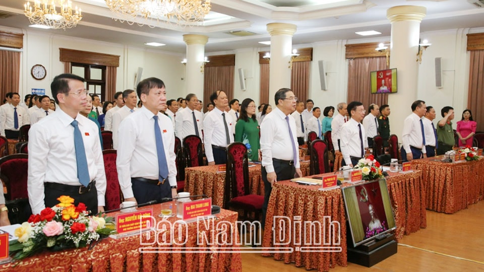khai mac ky hop thu 19 hdnd tinh nam dinh khoa xix nhiem ky 2021 2026 hinh 1
