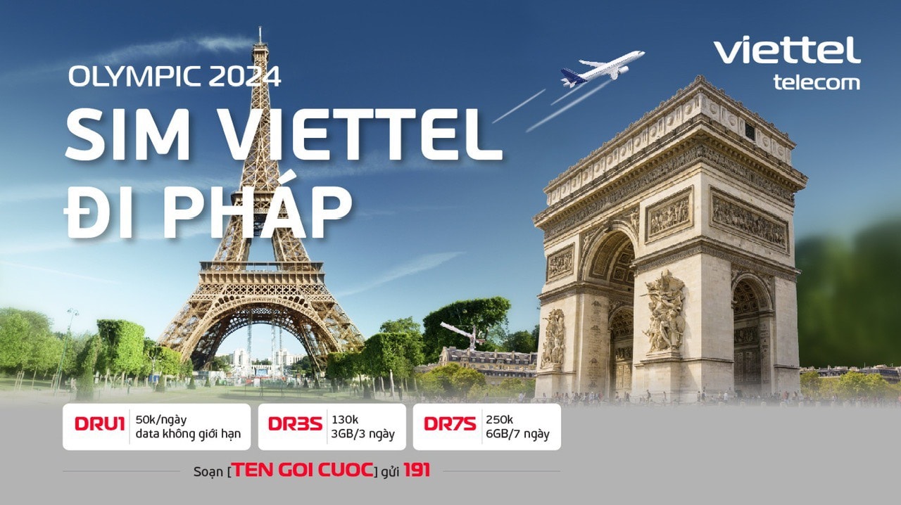 chao the van hoi mua he viettel uu dai data roaming khong gioi han tai phap hinh 1