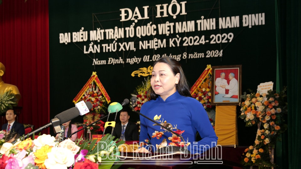 dai hoi dai bieu mttq tinh nam dinh lan thu xvii nhiem ky 2024 2029 doan ket dan chu doi moi phat trien hinh 2