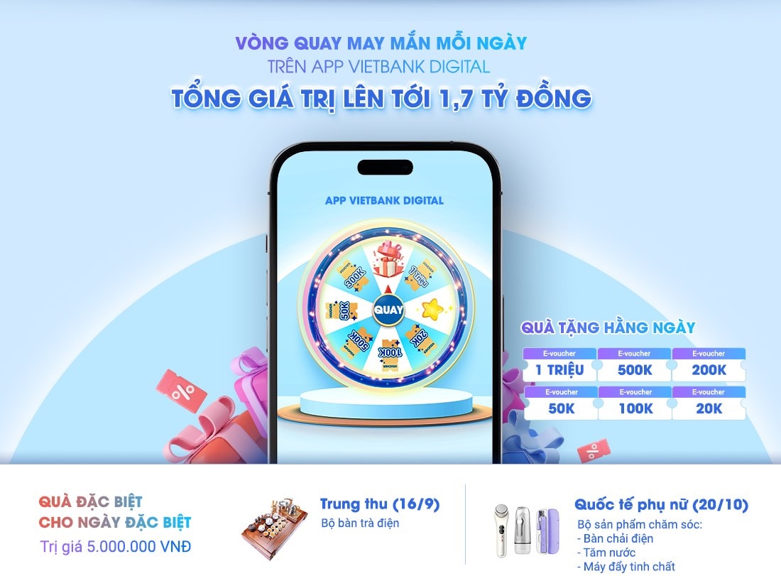 vietbank ra mat chuong trinh khuyen mai qua tang tien ty chao thu het y hinh 1