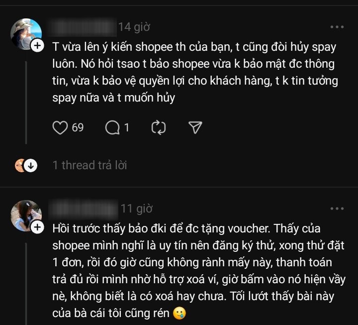 xon xao vu viec khach hang cua shopee phan anh vi tra sau spaylater thanh toan hang loat hoa don la hinh 2