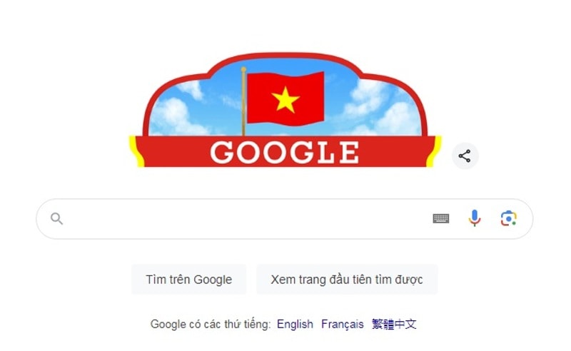 google danh doodle dac biet chao mung quoc khanh viet nam hinh 1