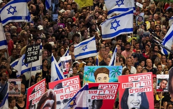 hang tram nghin nguoi israel bieu tinh sau khi 6 con tin bi giet o gaza hinh 1