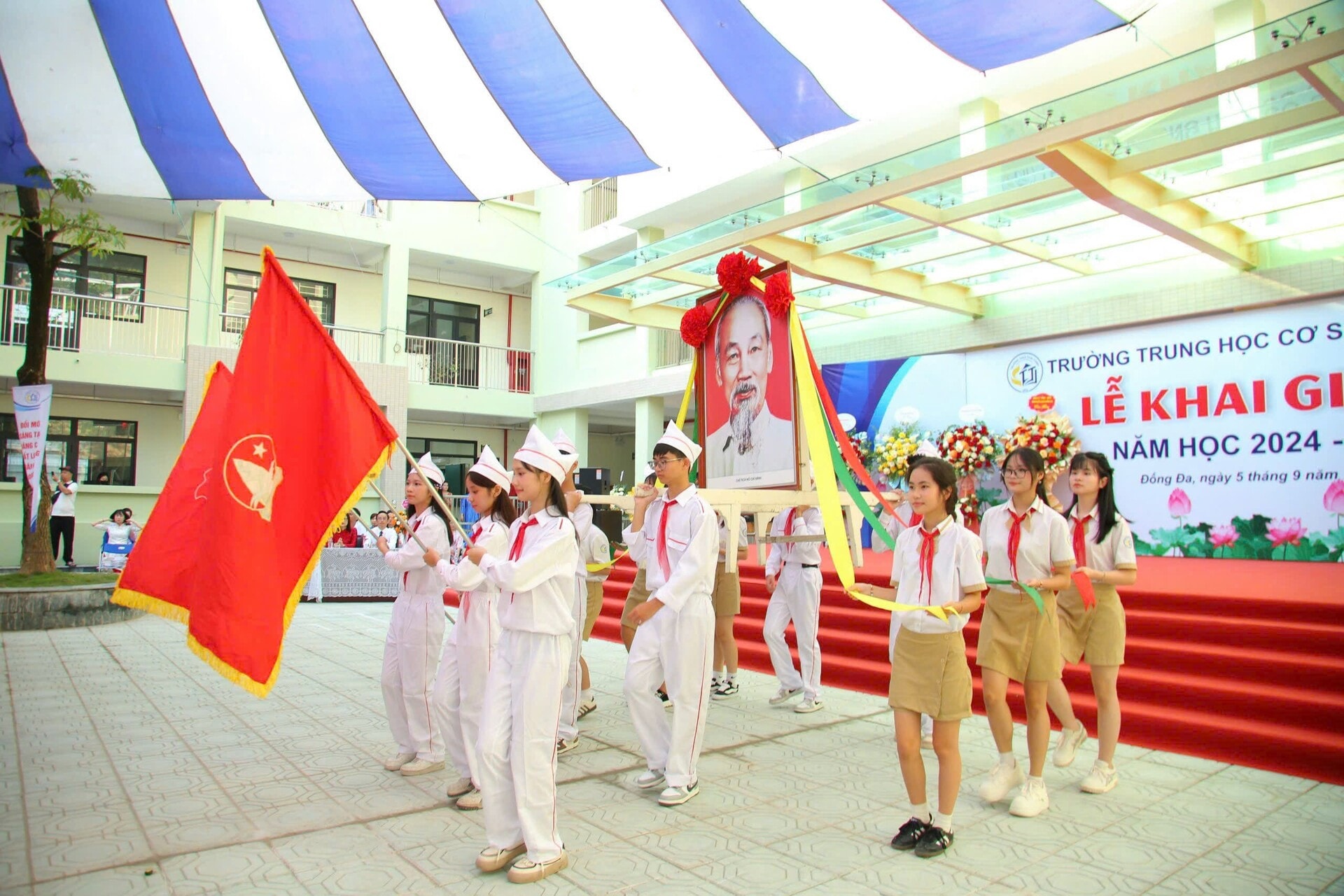 truong thcs thai thinh long trong to chuc le khai giang nam hoc 2024 2025 hinh 5