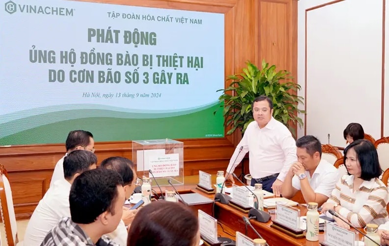 tap doan hoa chat viet nam phat dong ung ho dong bao bi thiet hai do con bao so 3 gay ra hinh 1