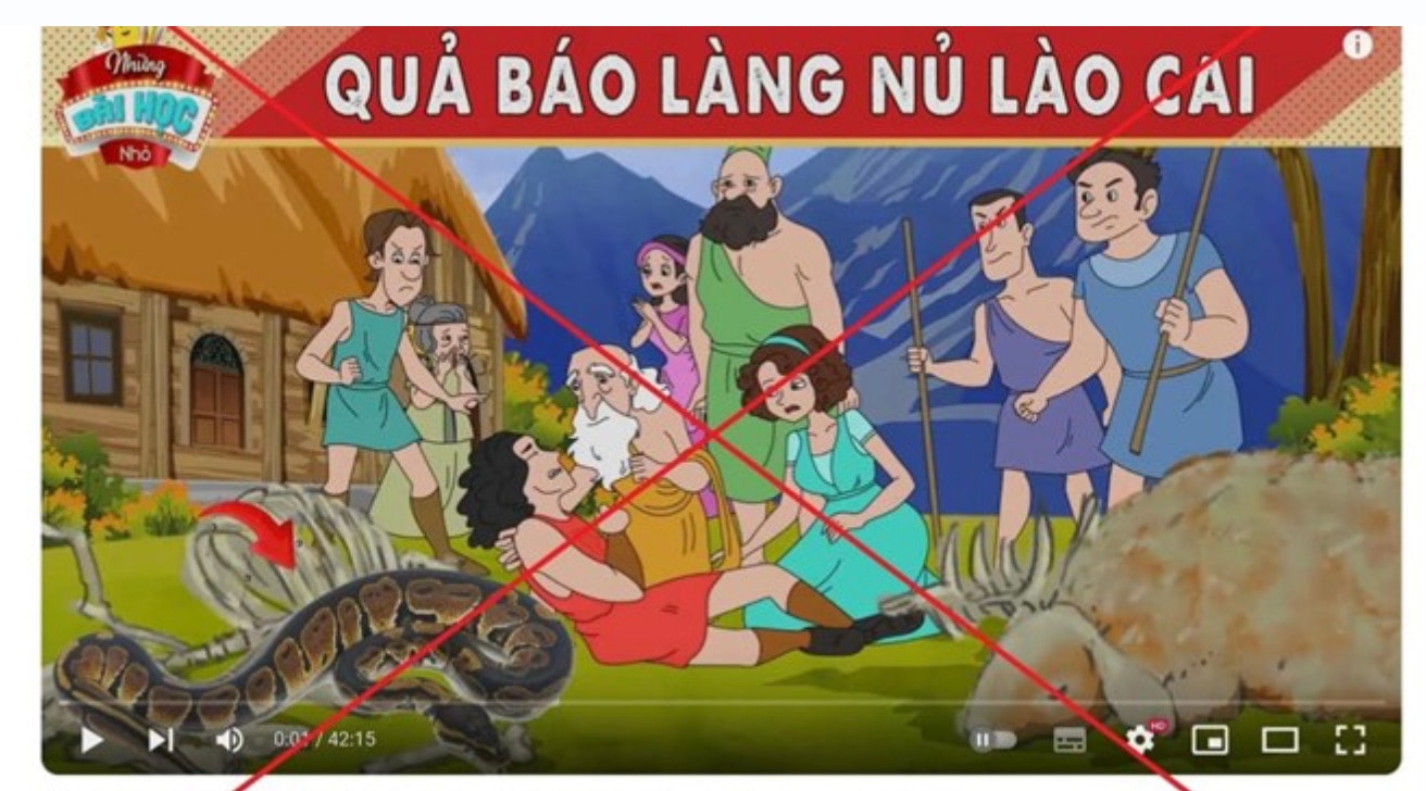 video qua bao lang nu lao cai bi xoa tren youtube sau khi gay phan no hinh 1