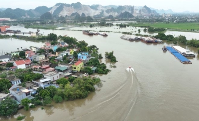 ha nam trien khai ung pho voi tinh hinh mua lon va lu tren song day hinh 1