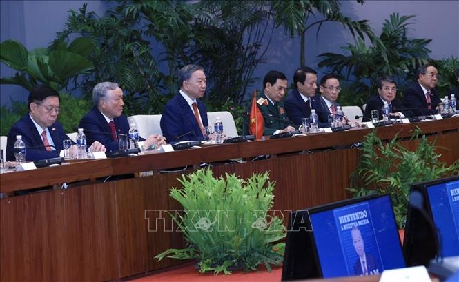 tong bi thu chu tich nuoc to lam hoi dam voi bi thu thu nhat chu tich cuba miguel diaz canel bermudez hinh 2