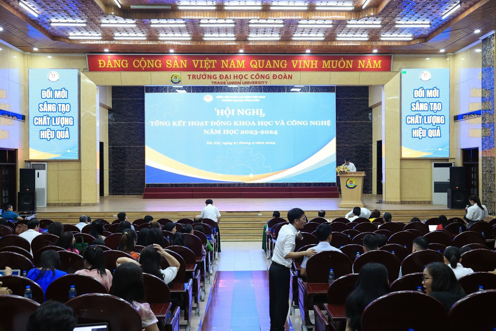 dai hoc cong doan tong ket hoat dong khoa hoc va cong nghe nam 2023 2024 hinh 1