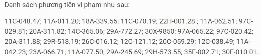 26 xe oto bi phat nguoi tai cao bang hinh 1