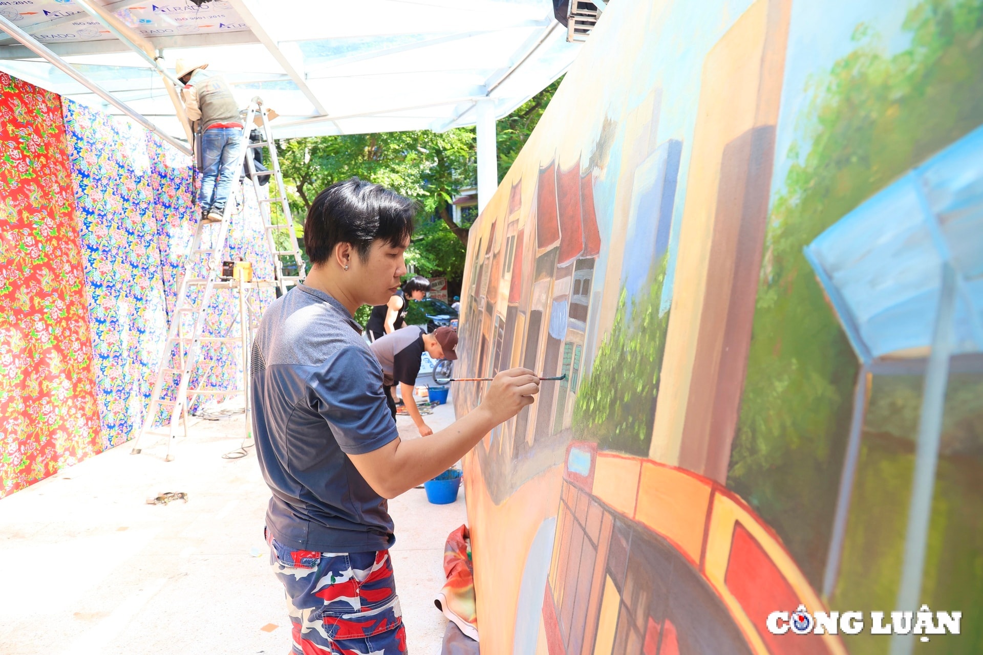 chiem nguong buc tranh panorama chao mung ngay giai phong thu do hinh 2