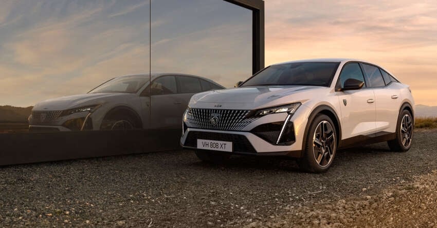 xe dien peugeot e 408 ra mat voi thiet ke hien dai va bao hanh dai han hinh 2