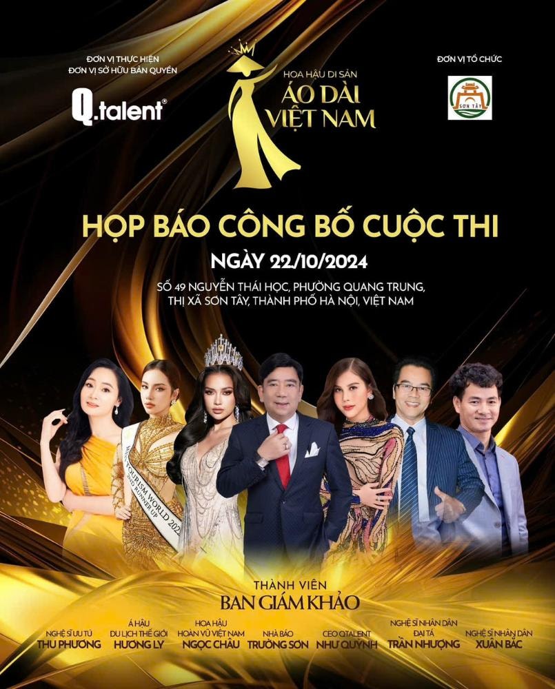 dan thi sinh noi troi tai cuoc thi hoa hau di san ao dai viet nam mua dau tien hinh 4