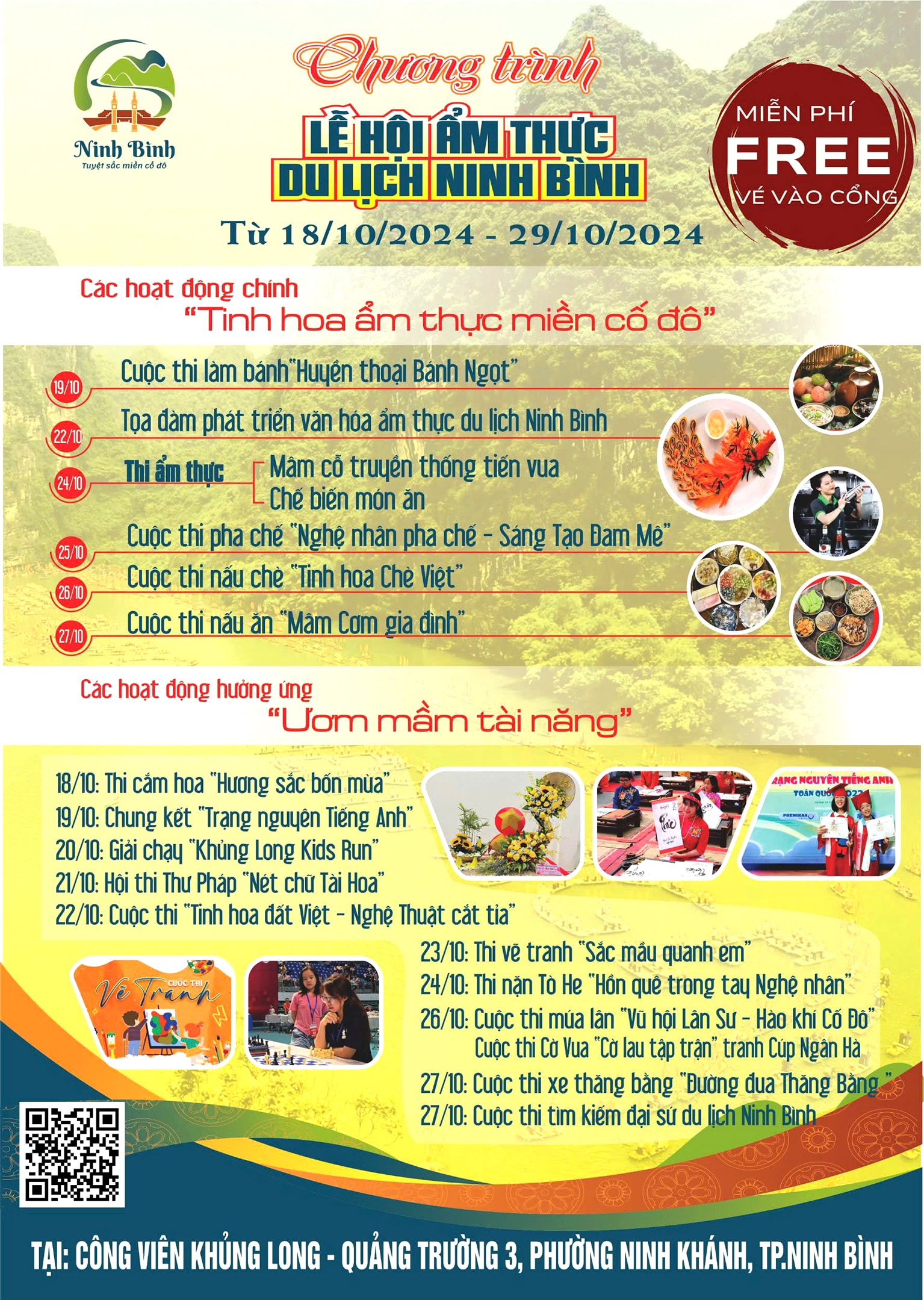 nhieu hoat dong hap dan tai le hoi am thuc du lich ninh binh nam 2024 hinh 1