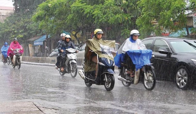 du bao thoi tiet ngay 21 10 trung bo nhieu may co mua vua va dong hinh 1
