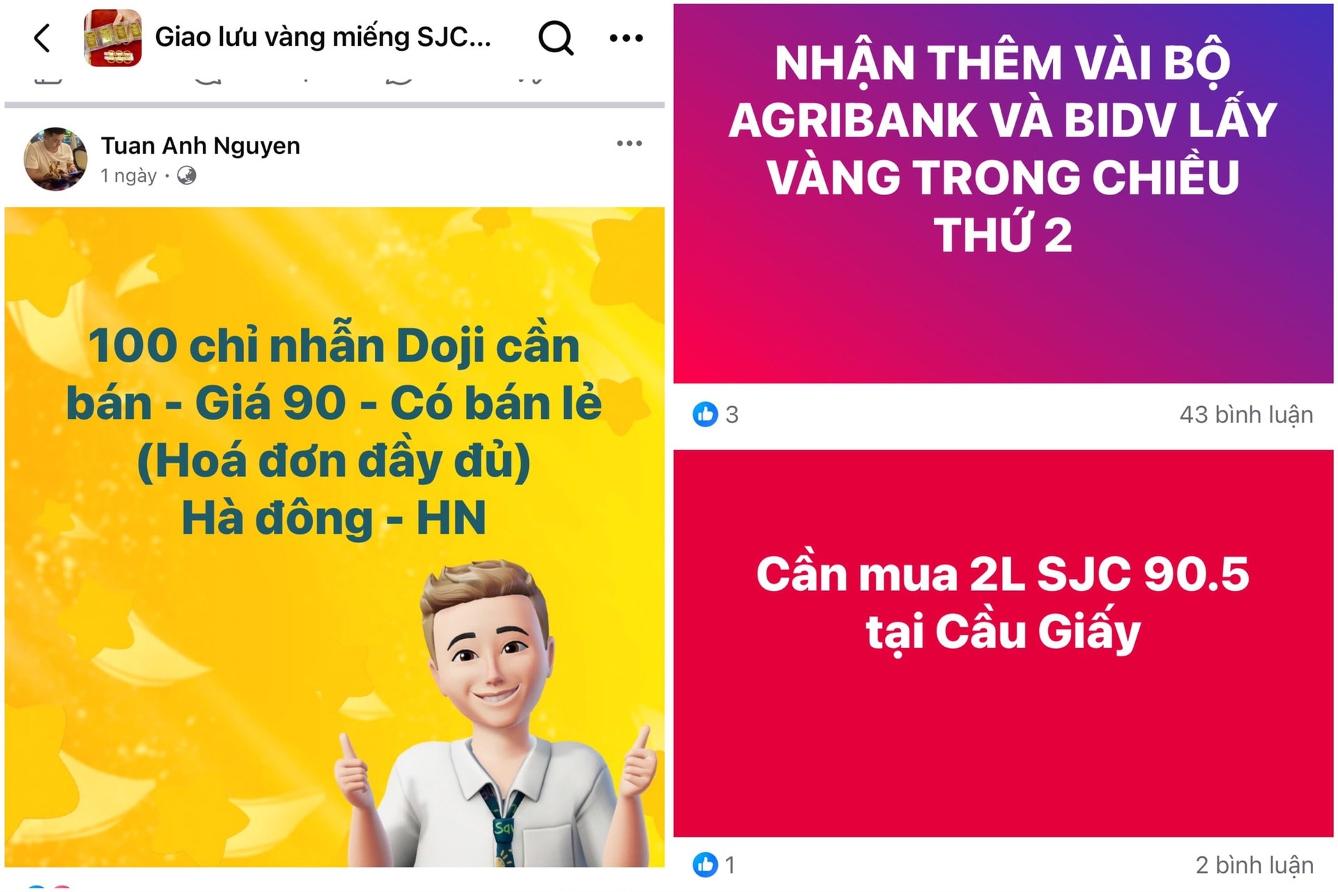 vang ngay cang kho mua nguoi dan do xo giao dich tren mang hinh 2