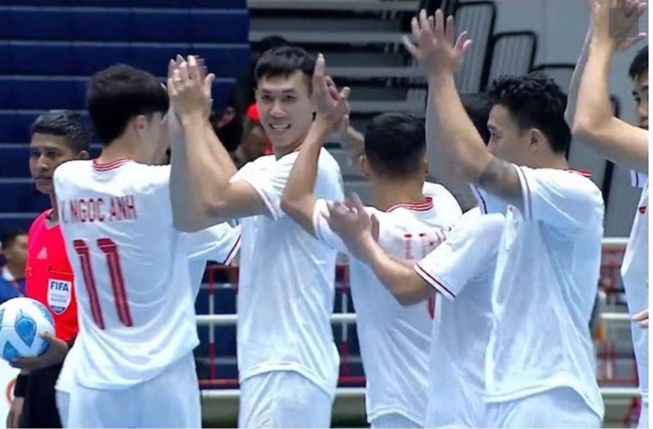 doi tuyen futsal viet nam co tran thang 14 0 o giai dong nam a hinh 1