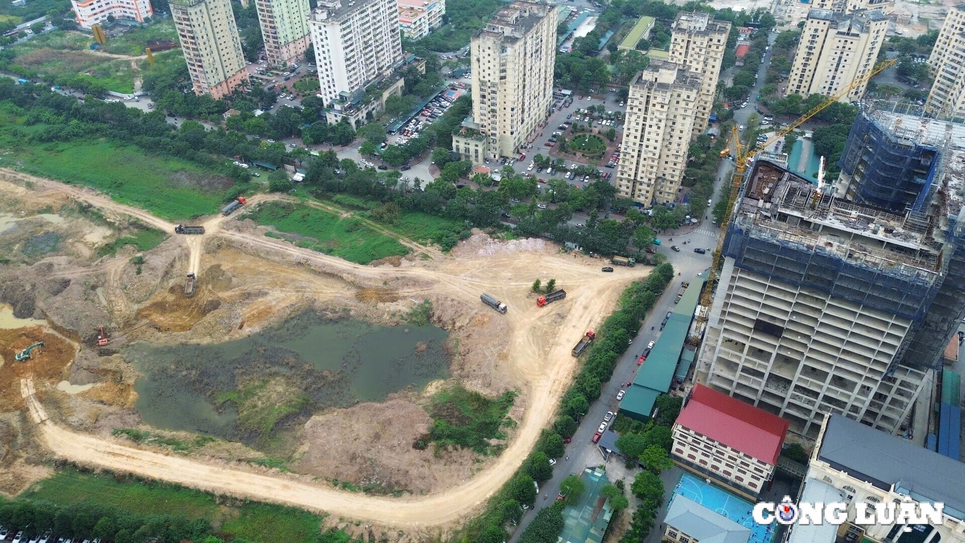 som hoan thanh du an cong vien ho dieu hoa khu do thi tay nam ha noi tranh lang phi hinh 2