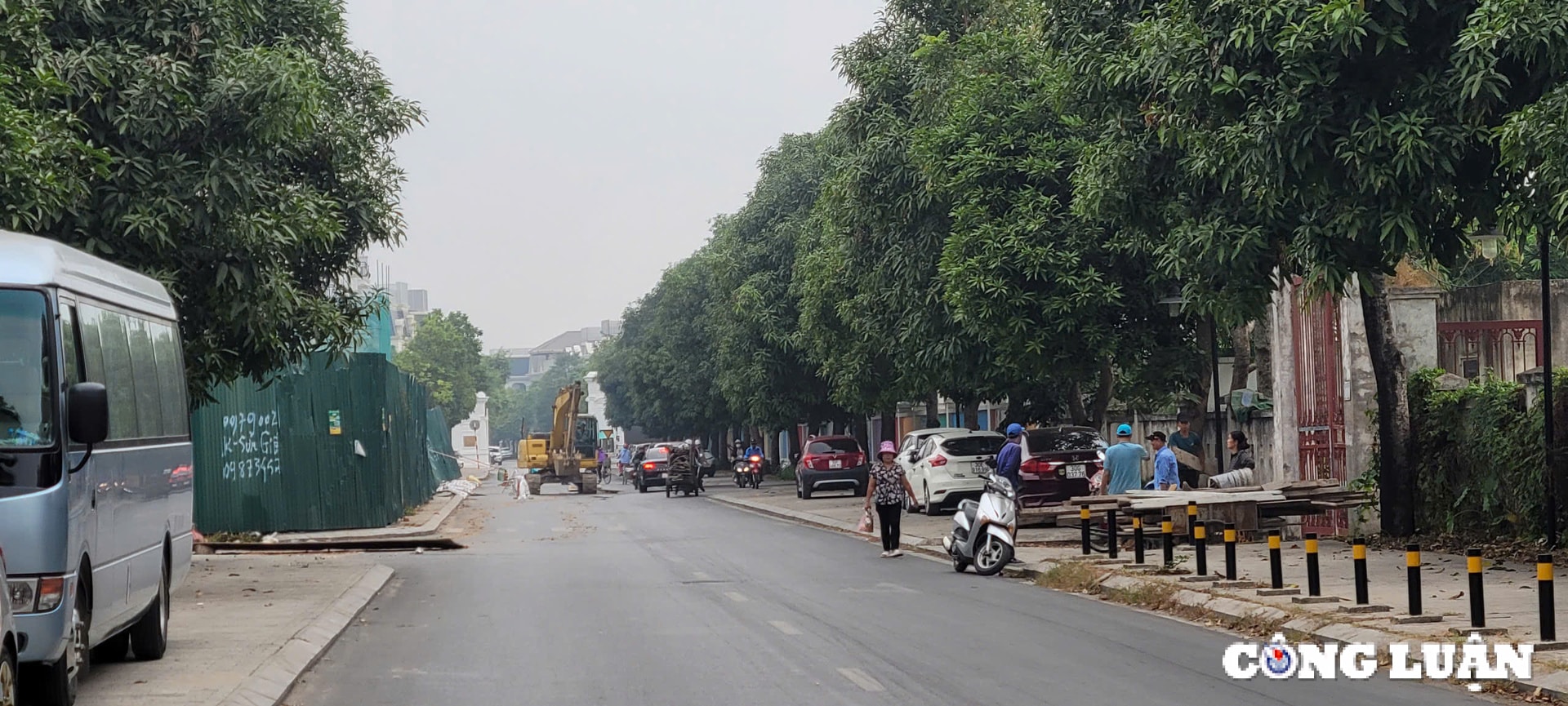 long bien ha noi pho mai phuc bi xe doi gay sat lo hinh 4