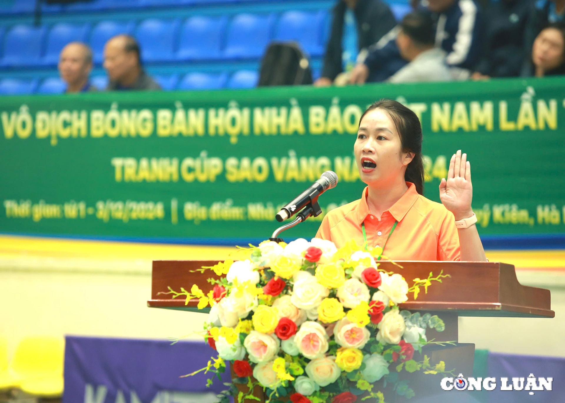 khai mac giai vo dich bong ban hoi nha bao viet nam lan thu 17 tranh cup sao vang 2024 hinh 4