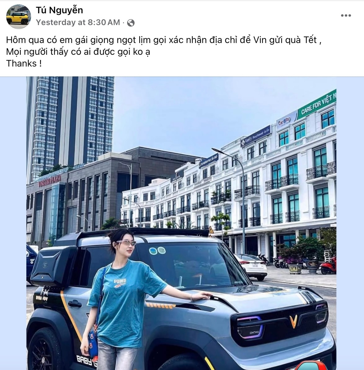 nguoi dung dong loat khoe cuoc goi chuan bi nhan qua tet sieu khung tu vinfast hinh 1