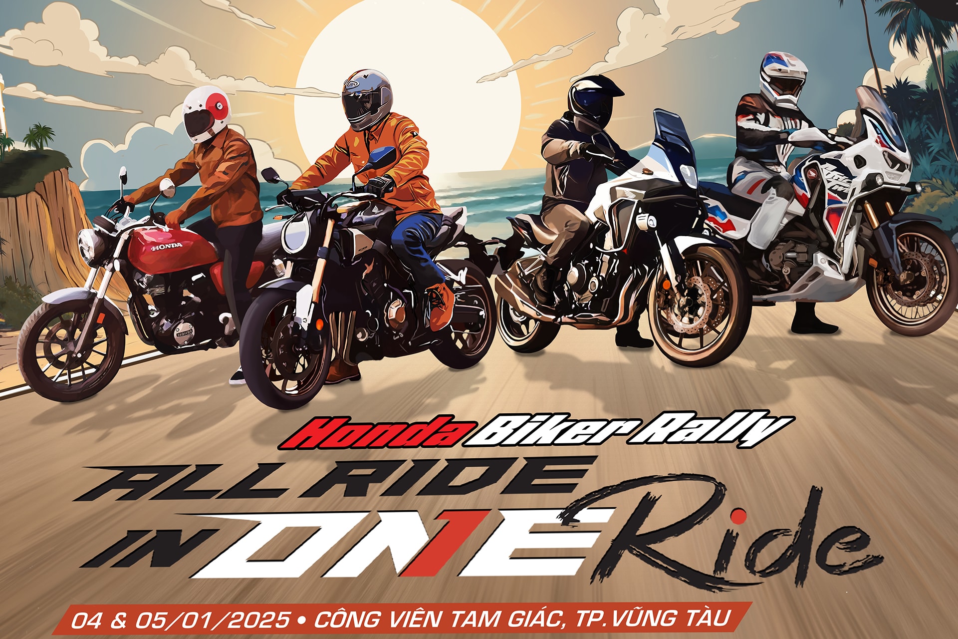 sap dien ra dai hoi mo to chuyen nghiep honda biker rally 2025 hinh 1