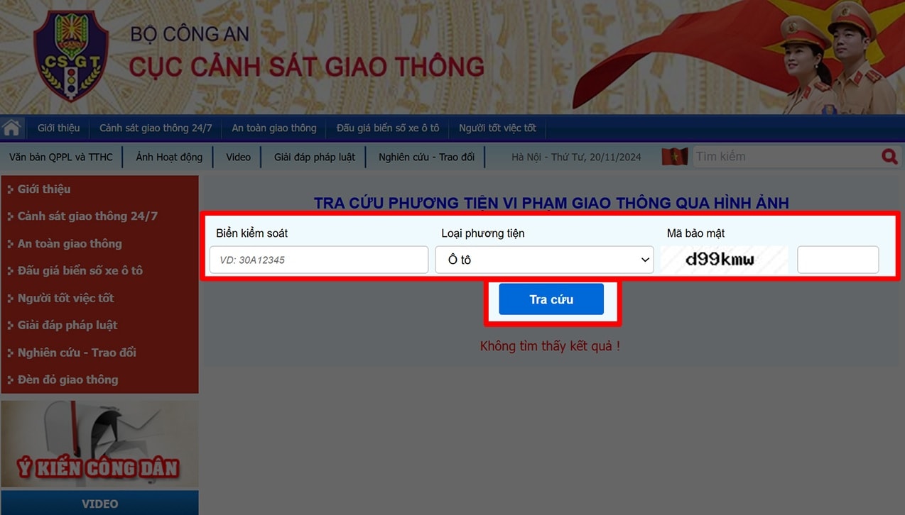 nhung cach tra cuu phat nguoi xe may o to tai nha moi nhat hinh 6