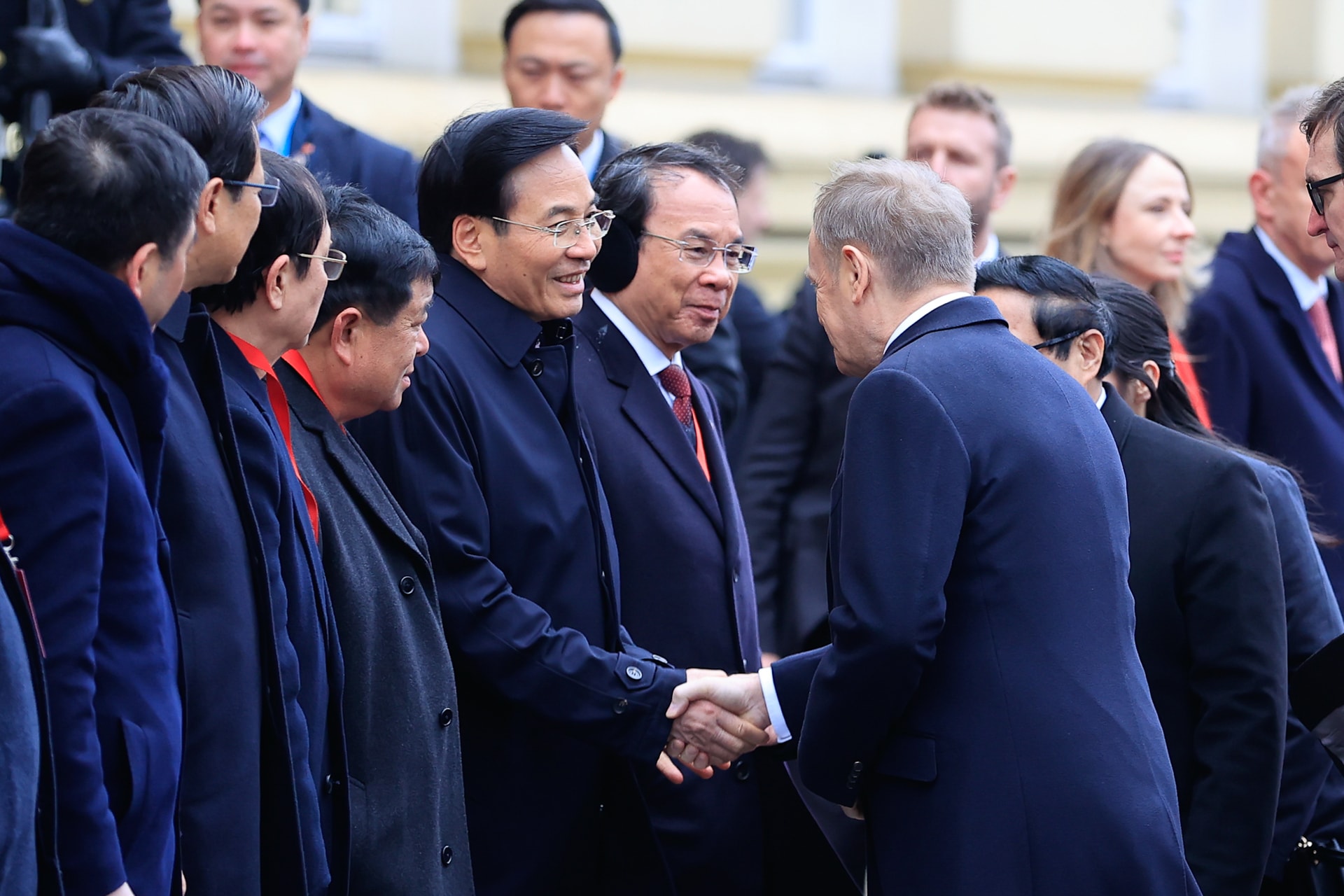 thu tuong donald tusk chu tri le don thu tuong pham minh chinh tham chinh thuc cong hoa ba lan hinh 7