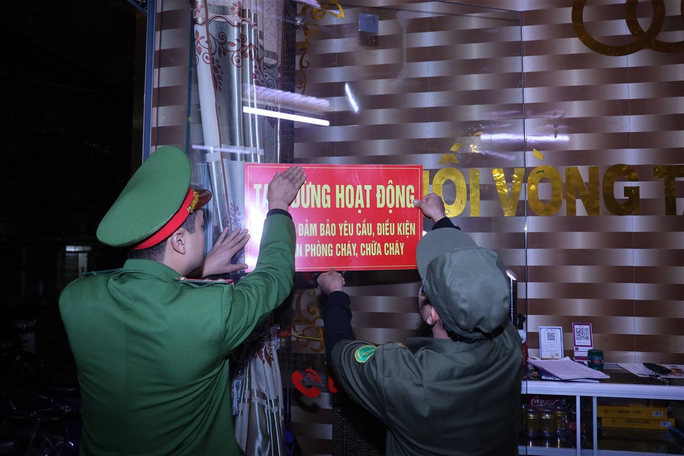 lao cai dung hoat dong 45 co so kinh doanh karaoke khong dam bao phong chay chua chay hinh 1
