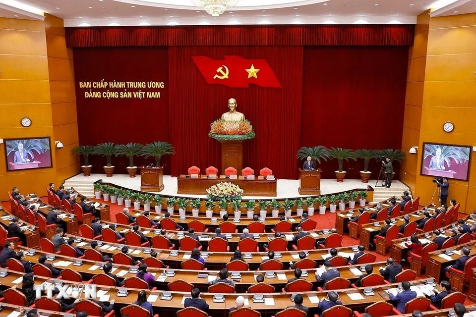 toan van phat bieu cua tong bi thu to lam be mac hoi nghi trung uong khoa xiii hinh 2