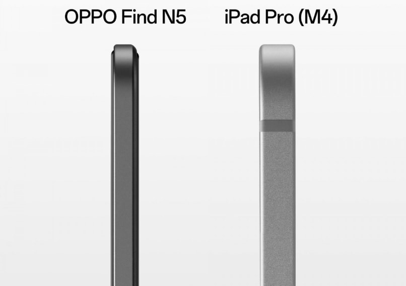 oppo find n5 doi thu dang gom cua ipad pro voi thiet ke gap an tuong hinh 1