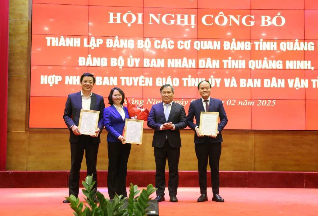 quang ninh thanh lap hop nhat cac dang bo don vi truc thuoc tinh uy hinh 1