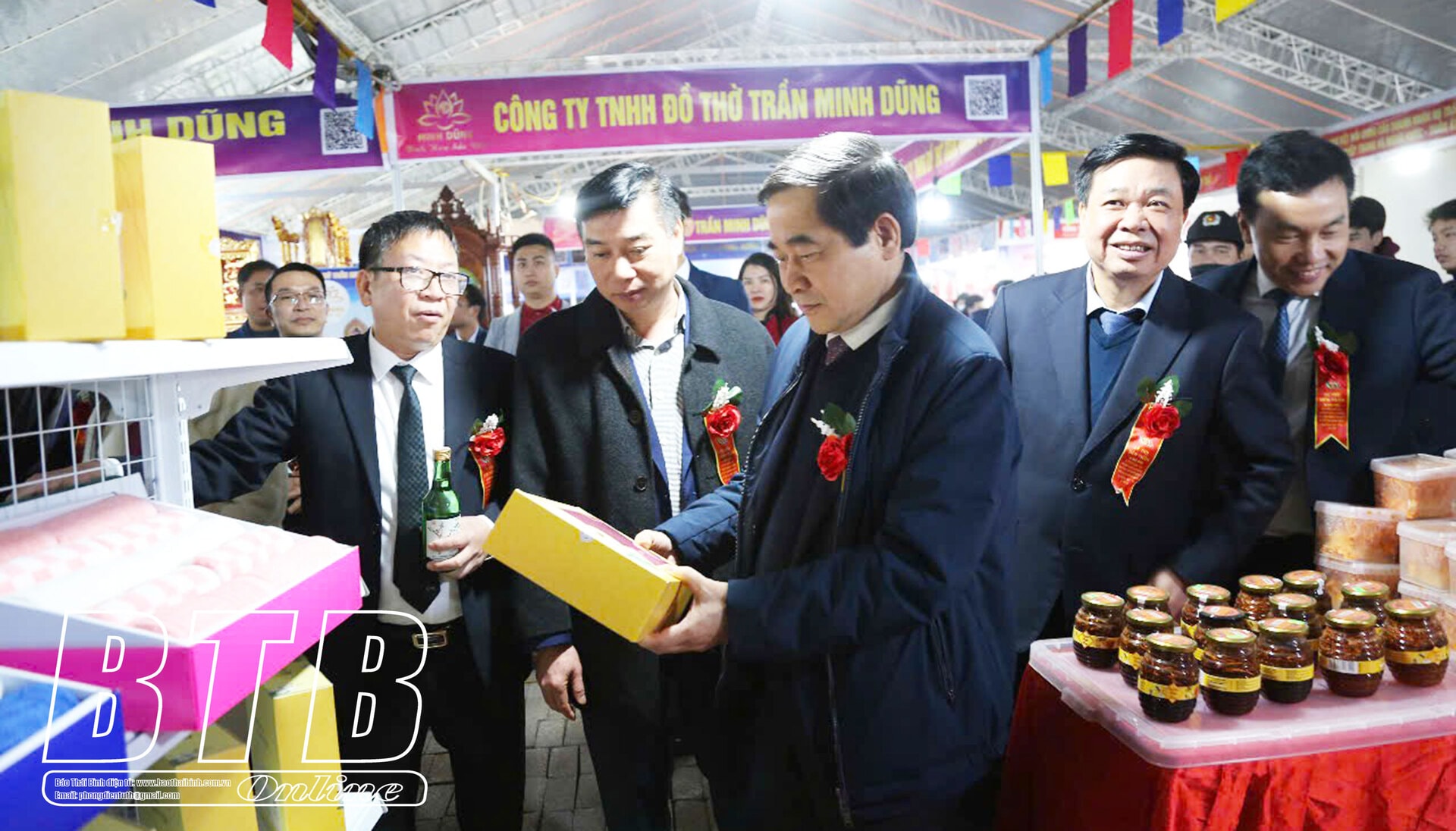 gan 400 gian hang tham gia hoi cho ket noi cung cau doanh nhan ho tran tai den tran thai binh hinh 2