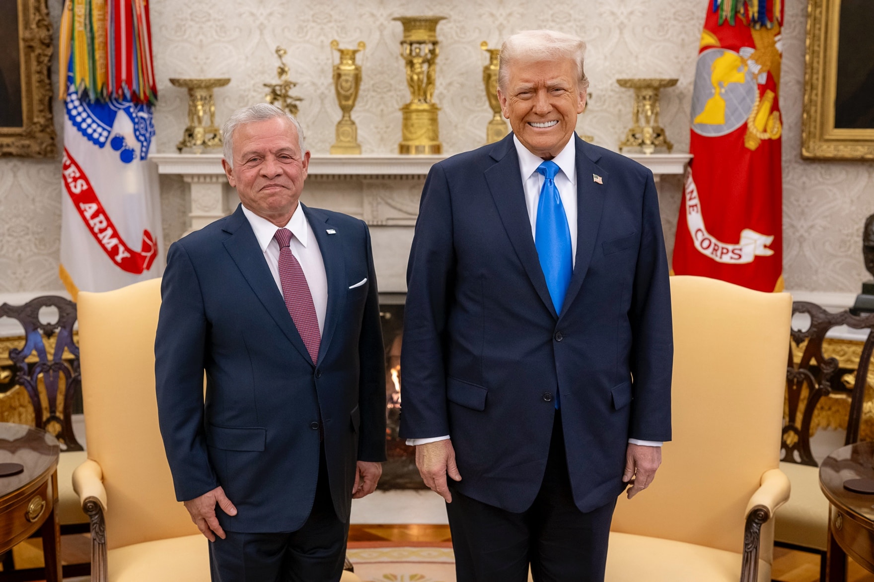 vua jordan phan doi ke hoach truc xuat nguoi palestine khoi gaza cua ong trump hinh 1